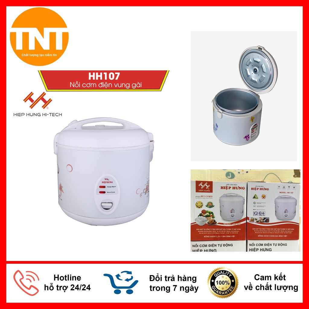 Nồi Cơm Điện HH107 Hiệp Hưng [ HÀNG CHÍNH HÃNG ] Dung Tích 1.8L