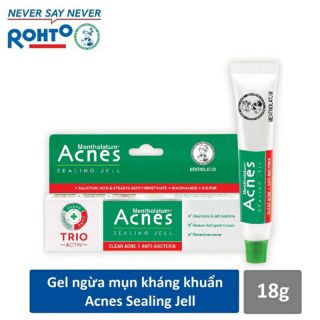 GEL ACNES 3S NGỪA MỤN KHÁNG KHUẨN SEALING JELL TYPE 18G