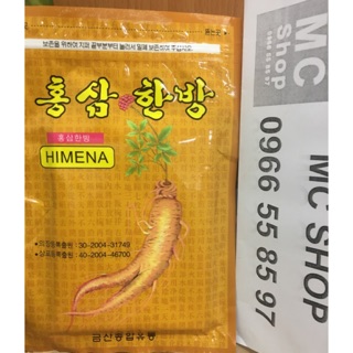 Cao dán hồng sâm himena hàn quốc