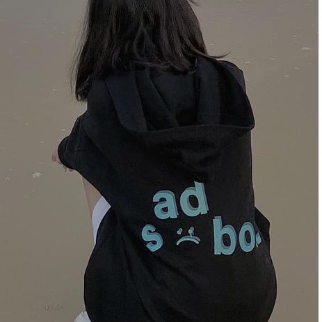 Áo khoác sad boiz signature Hoodie Zipper áo khoác dây kéo sadboiz logo signature full tag chất nỉ bông