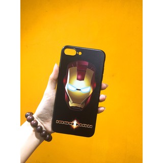 Ốp iPhone 7 Plus, 8 Plus in hình Captain, iRonman, Supper Man