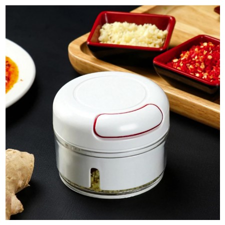 Máy Xay Tỏi Ớt Cầm Tay Mini Food Chopper - Dây Kéo Đa Năng Siêu Bền - Hàng Nội ĐỊa