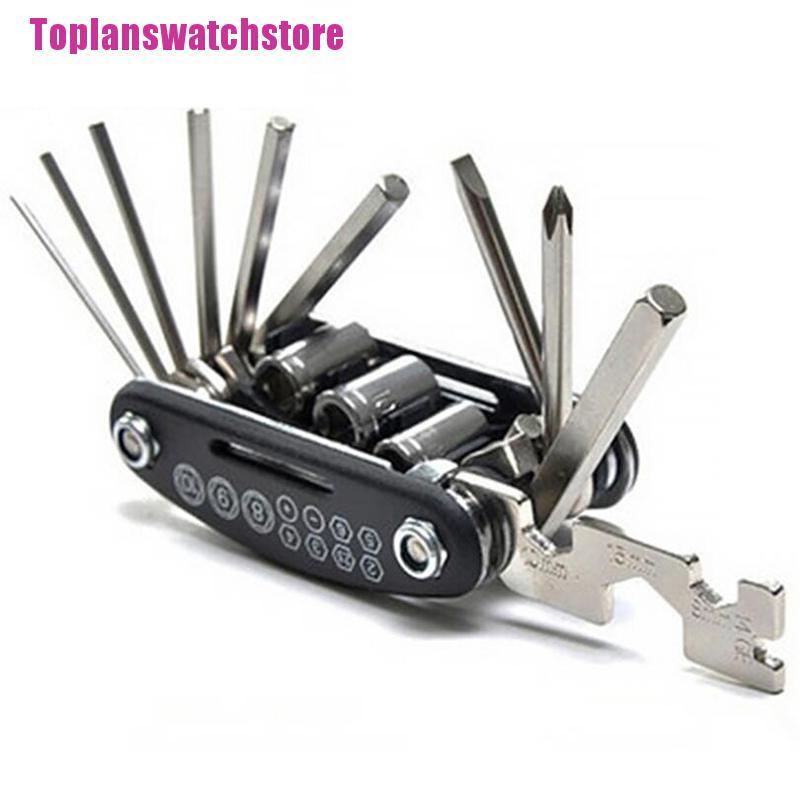 Bộ Dụng Cụ Sửa Chữa Xe Đạp Mini 16 Trong 1 Đa Năng