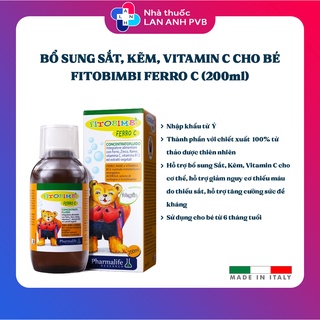 FITOBIMBI FERRO C - Bổ sung sắt, vitamin C giúp tăng cường sức đề kháng cho trẻ.