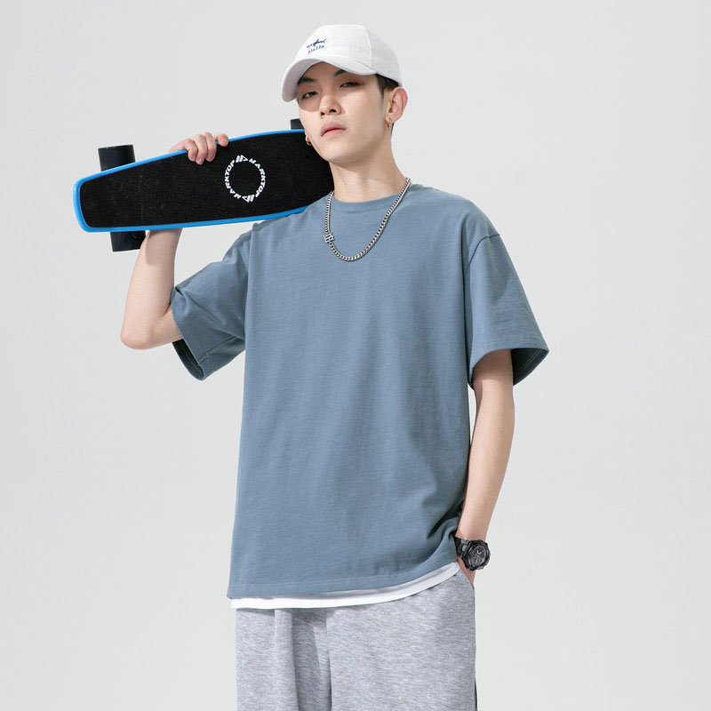 Áo Thun Nam Tay Ngắn Cổ Tròn 100% Cotton