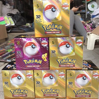 Thẻ bài pokemon hộp vip (32 bộ)