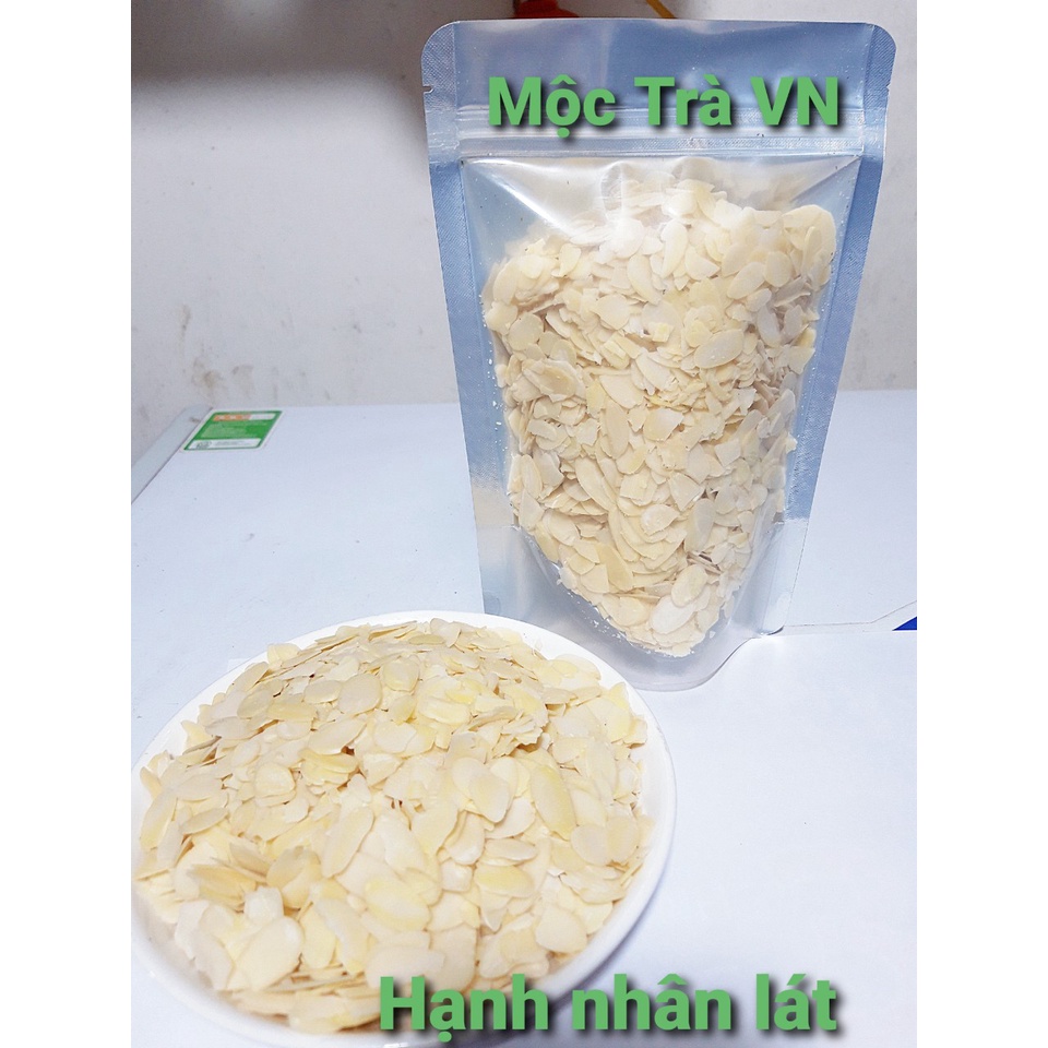 Hạnh nhân lát Mỹ 100g dùng làm bánh, sữa hạt dinh dưỡng