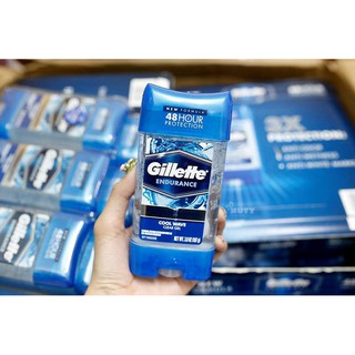 Lăn khử mùi nam gillette endurance cool wave clear gel