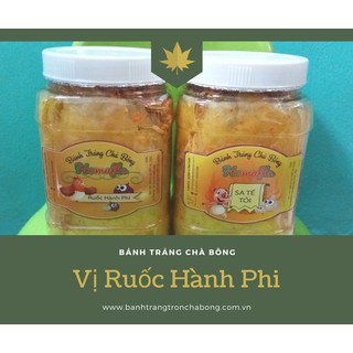 Bánh tráng chà bông vị ruốc hành phi