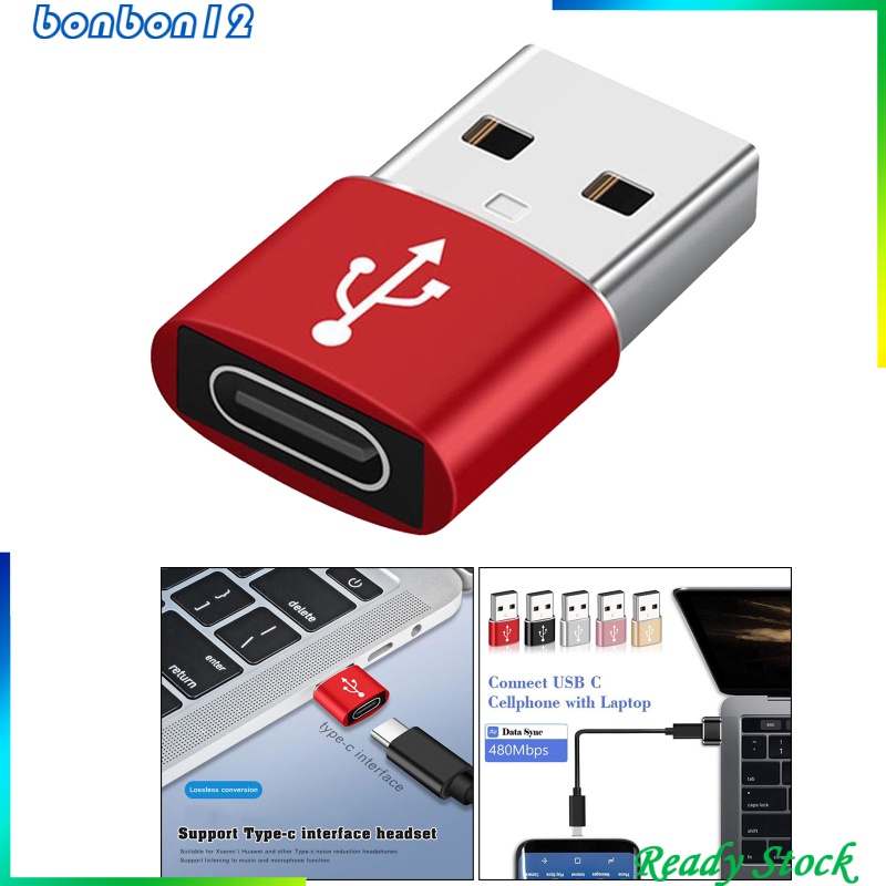 Đầu Chuyển Đổi Usb Sang Usb C 2 Trong 1 Nhiều Màu Cho Laptop Pc | BigBuy360 - bigbuy360.vn