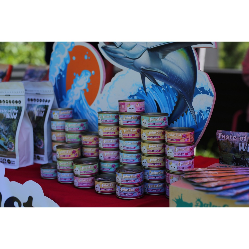 Pate Aatas Cho Mèo Lon 80g _ Thùng 24 lon Mix Vị