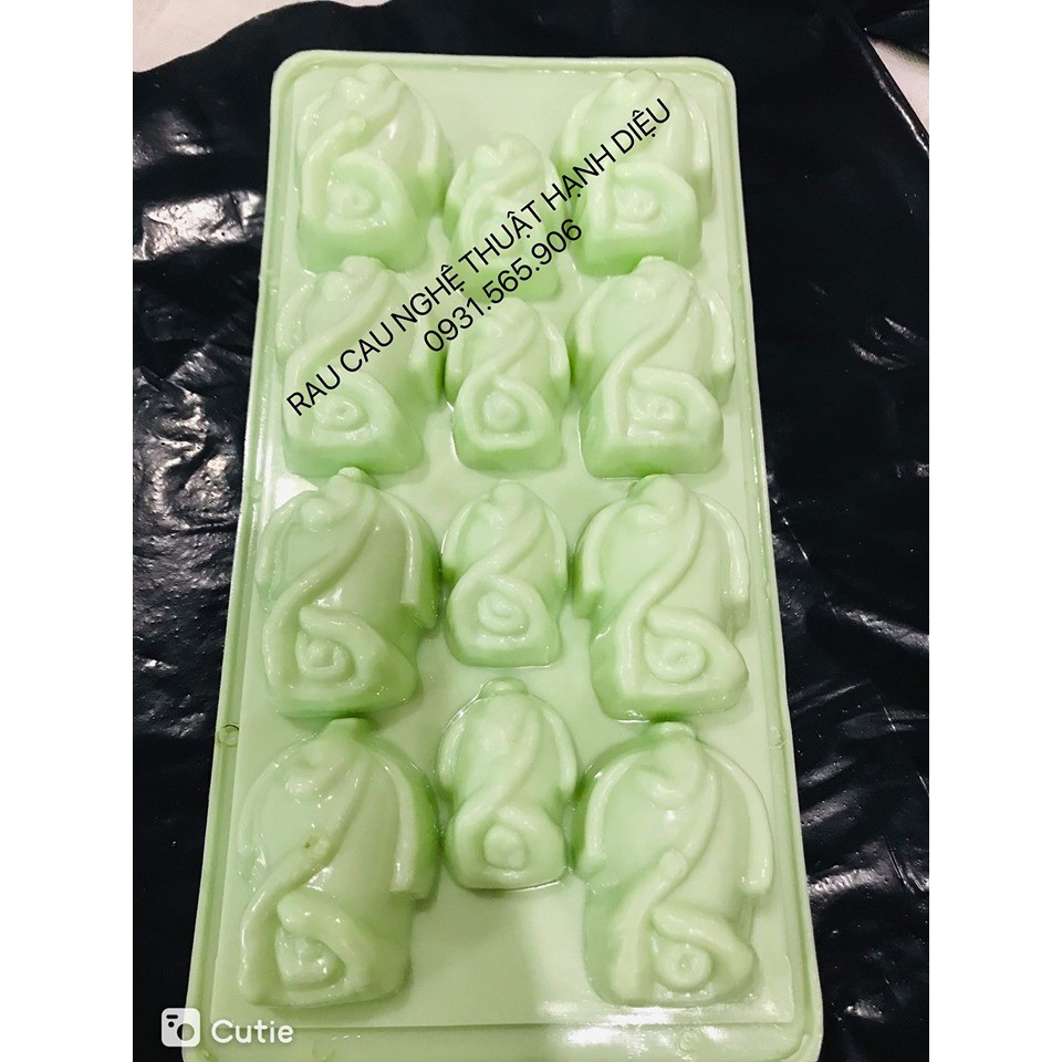 Vĩ Đá Nụ Hồng Búp Đổ Thạch Trang Trí Bánh