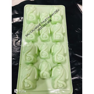 Vĩ đá nụ hồng búp đổ thạch trang trí bánh