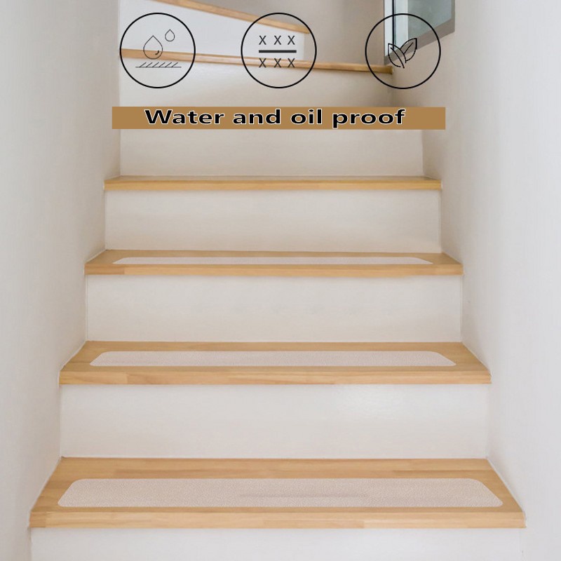 1 Dải Dán Sàn Nhà Tắm / Bậc Thang Bằng PEVA Trong Suốt Cỡ Lớn Chống Trượt / Thấm Nước Tiện Dụng