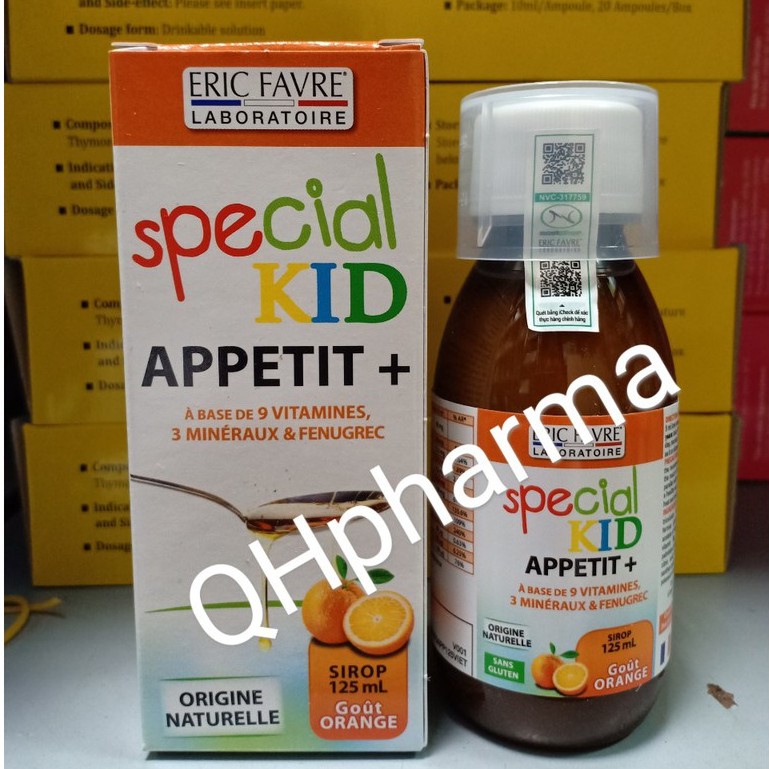 SPECIAL KID APPETIT+ chai 125ml giúp bé ăn ngon,mau lớn.