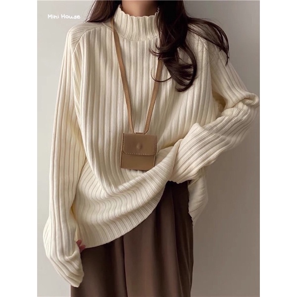 Áo len phong cách insta màu cơ bản
