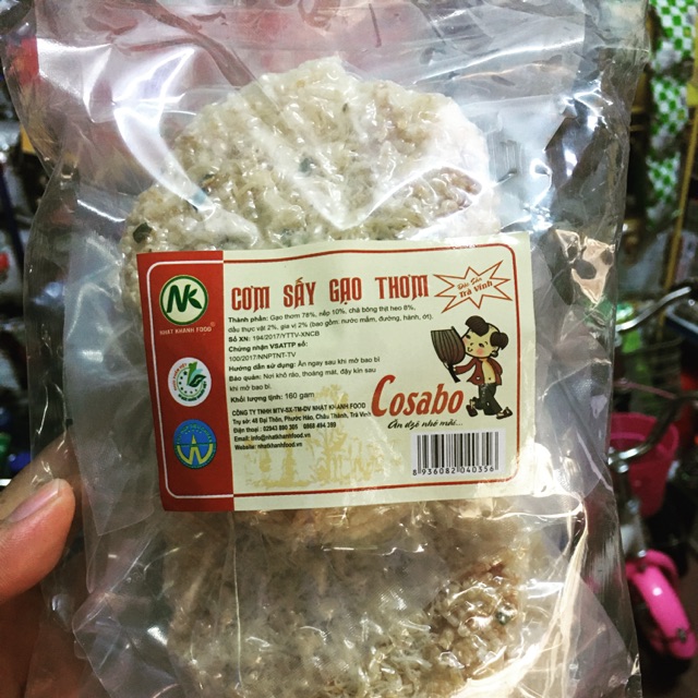 Cơm sấy gạo thơm Nhật Khánh Cosabo 160g