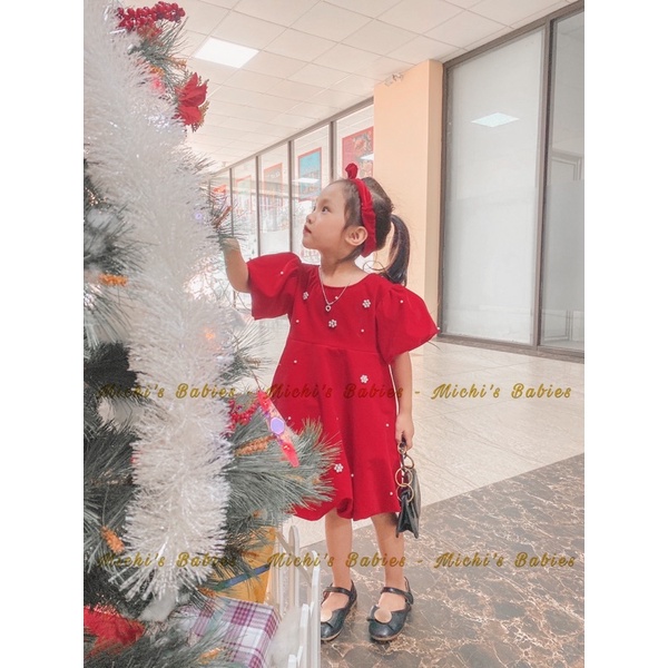 Váy noel xinh cho bé, đầm noel (ảnh thật)