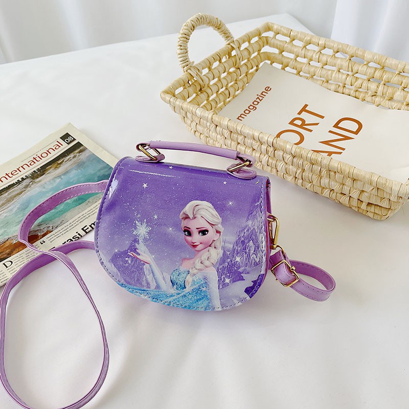 SUGE Túi Xách Nữ In Hình Công Chúa Elsa Phim Frozen