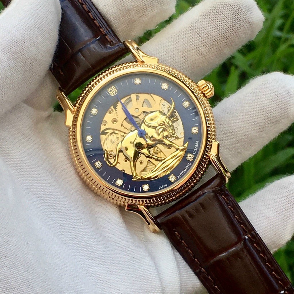 (HOT) Đồng hồ nam cơ dây da cao cấp song long máy cực tốt mẫu mới 2021 (tặng kèm hộp) | BigBuy360 - bigbuy360.vn