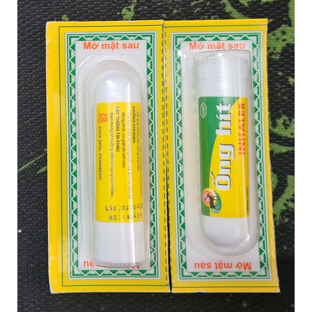 Ống hít mũi Inhaler (01 ống hít) - Dùng hỗ trợ trong cảm cúm, nghẹt mũi