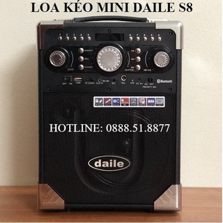 Loa kéo mini cao cấp daile s8 kèm micro không dây - dailes8.2