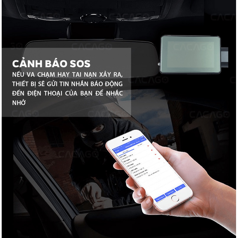Cam hành trình 811-DVR có Sim 3G, có Wifi có GPS