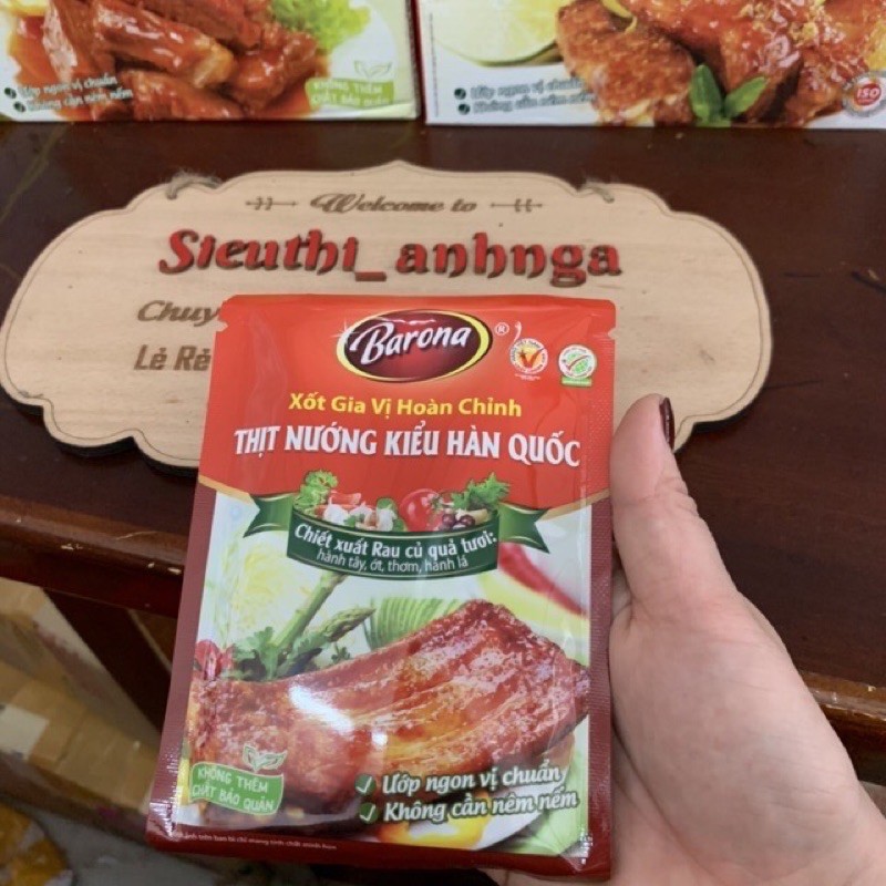 Xốt Gia Vị Hoàn Chỉnh BARONA 80gr Không Cần Nêm Thêm Gia Vị | BigBuy360 - bigbuy360.vn