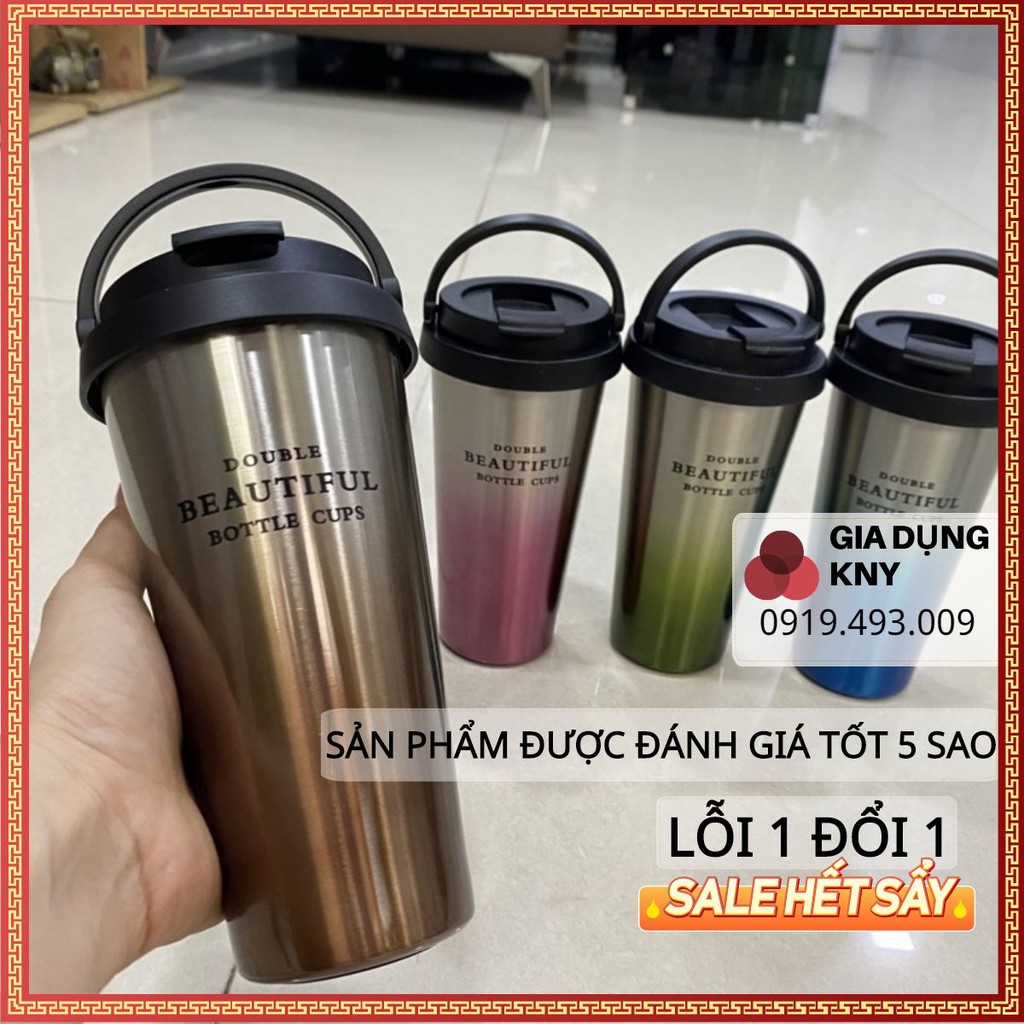 Bình giữ nhiệt, Ly giữ nhiệt Cafe Style hàn quốc cao cấp dung tích 500ml