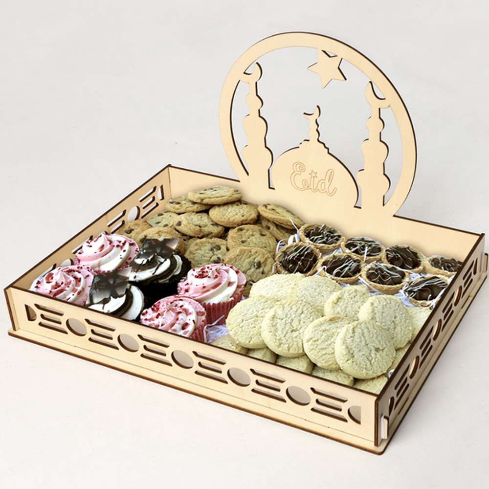 Khay Gỗ Đựng Trà Eid Ramadan
