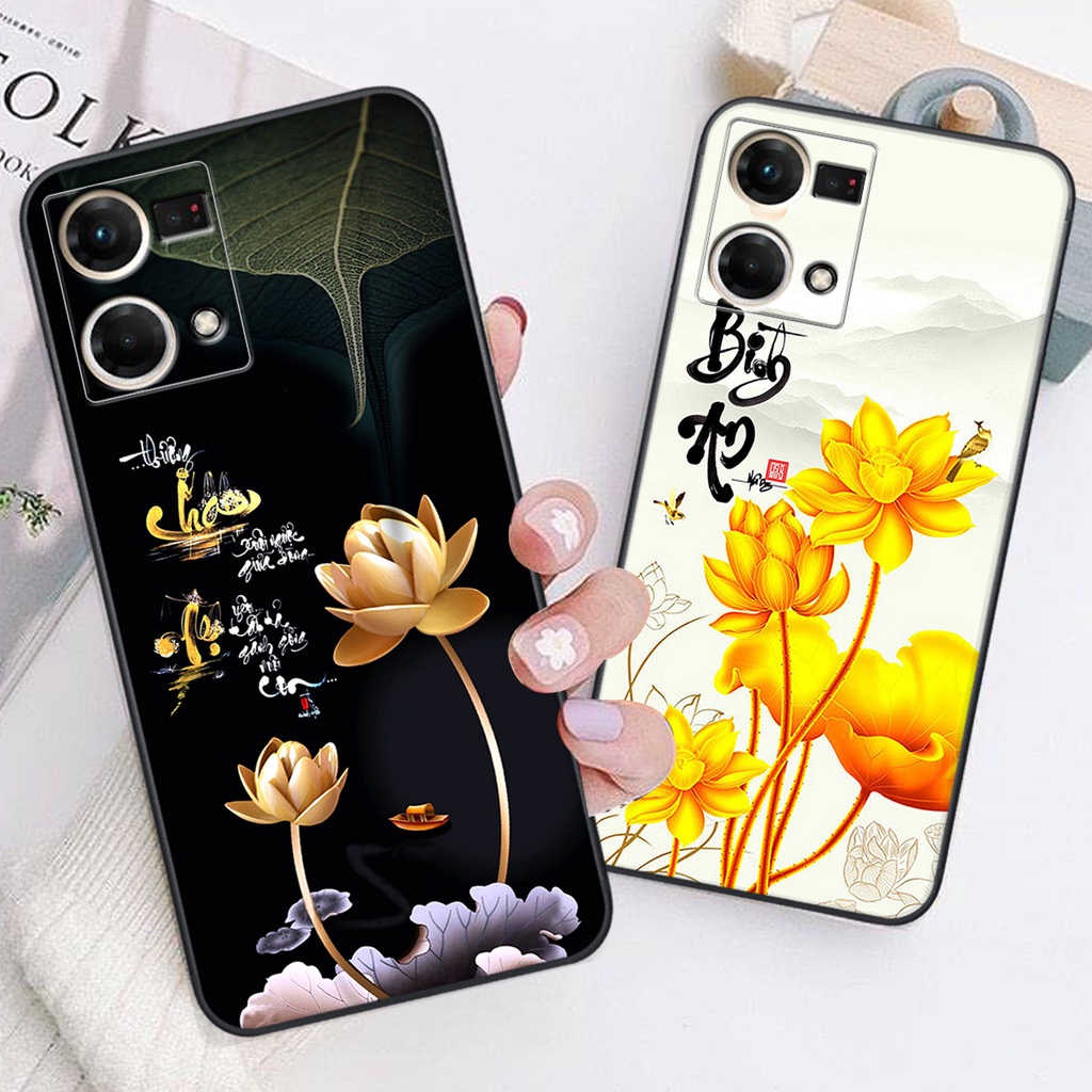 Ốp lưng Oppo RENO 7 4G - BẢO VỆ CAMERA in hình chữ tài chữ lộc, Cha Mẹ, bình an SIÊU ĐẸP