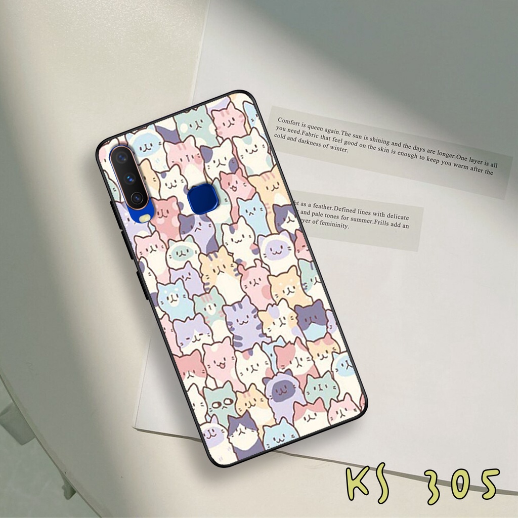 Ốp lưng Vivo Y12 - Y15 - Y17 - U10 - Ốp in hình mèo con ngộ nghĩnh