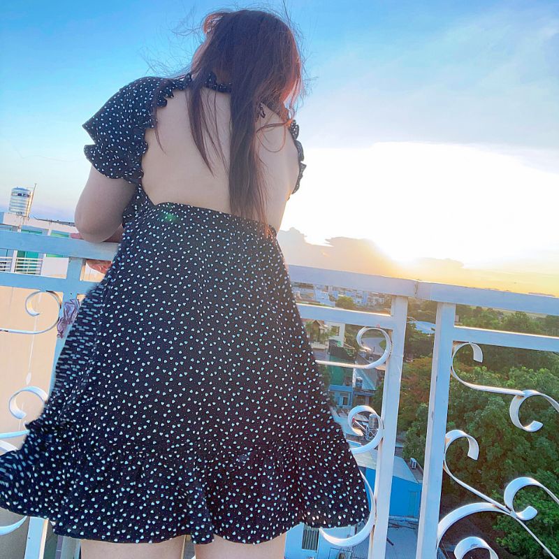 Đầm tim hở lưng bigsize 60-90kg