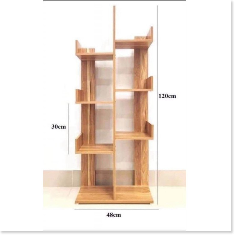 THANH LÝ Kệ Sách Gỗ Nghệ Thuật Hình Cây. Kệ Sách Xương Rồng 8 Ngăn Lắp Ghép Siêu Đẹp