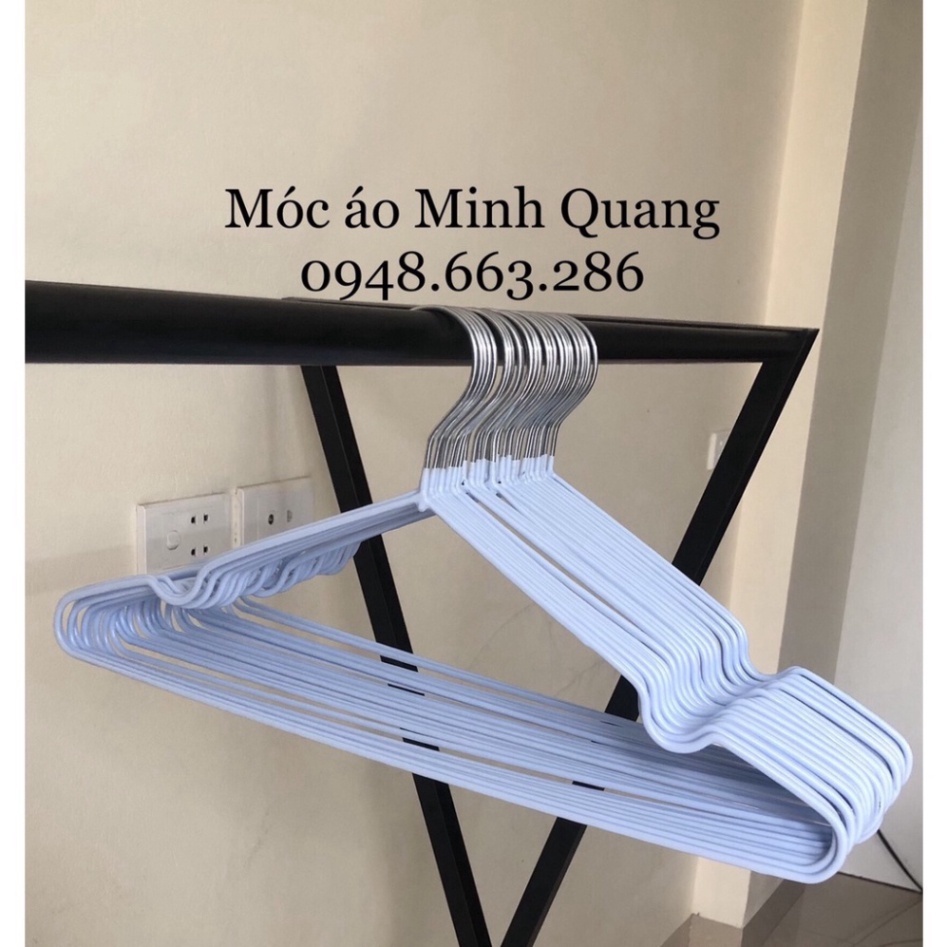 Combo 10 móc treo quần áo-mắc nhôm bọc nhựa-hàng cao cấp