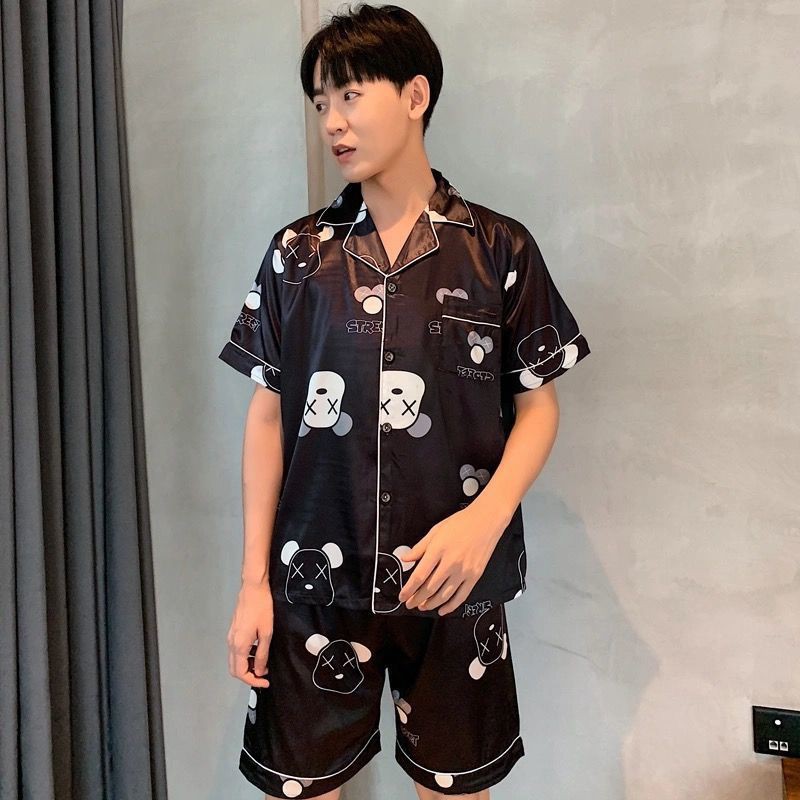 Bộ Đồ Ngủ Pijama Ngắn Tay Thời Trang Dành Cho Các Cặp Đôi | BigBuy360 - bigbuy360.vn