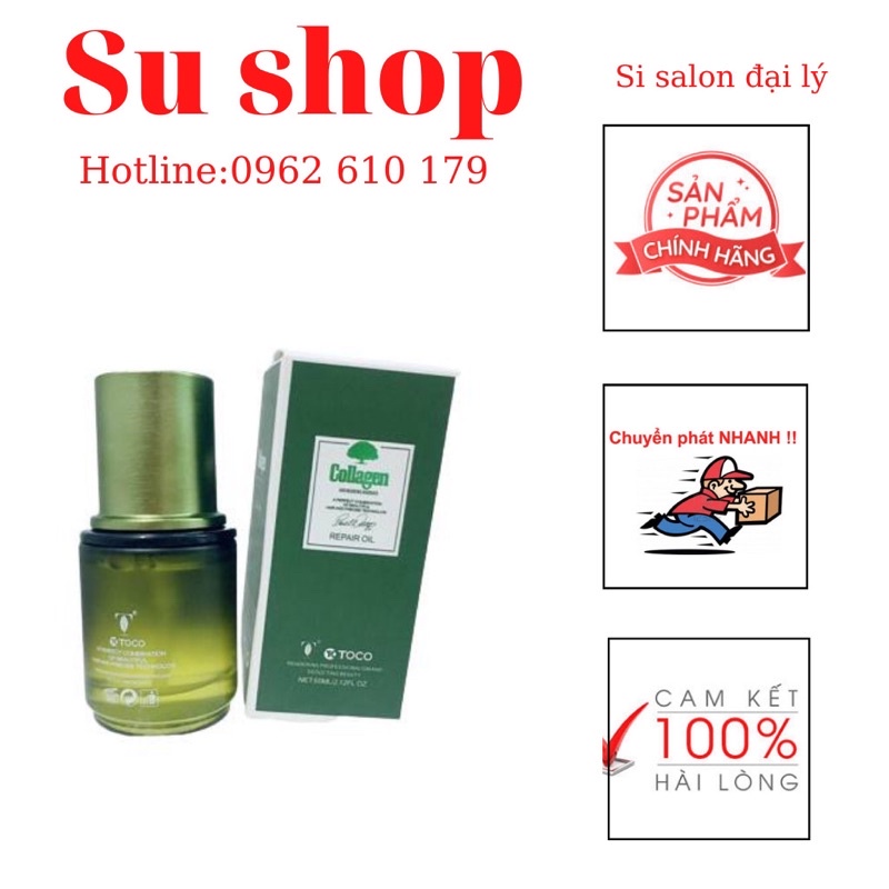 Tinh dầu dưỡng  tóc chính hãngTOCO COLAGEN 60ml