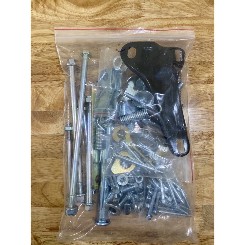 BỘ ỐC MỚI CHO XE SUPER CUP 81-82 NƯỚC MẠ VÀ REN TIÊU CHUẨN HONDA