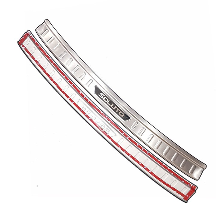 Bộ ốp chống trầy cốp Kia Soluto –  INOX(hàng cao cấp)