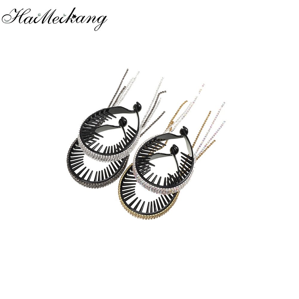 Kẹp búi tóc Haimeikang đính đá lấp lánh thời trang