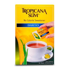 Đường ăn kiêng Tropicana Slim Diabetics hộp 100g (50 gói x 2g)