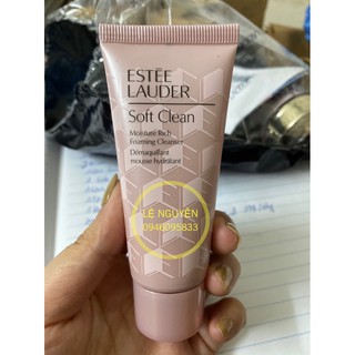 ( bill usa 🇺🇸) SỮA RỬA MẶT ESTEE LAUDER SOFT CLEAN DÀNH CHO DA KHÔ / DA YẾU‼️