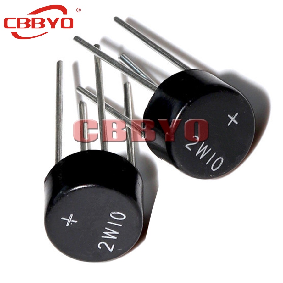 10 CÁI 2W10 2A 1000V diode cầu chỉnh lưu 2w10