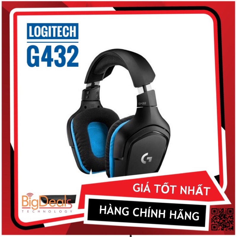 Tai nghe Gaming Logitech G432 New Seal | USEDVN
