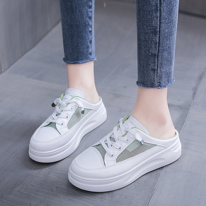 Giày Lười Lưới Thoáng Khí Thiết Kế Mới Đơn Giản Thời Trang Dành Cho Nữ 2022