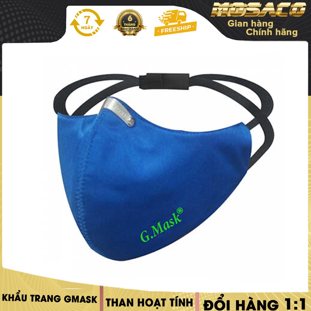 Khẩu trang than hoạt tính Gmask Khẩu trang đeo qua đầu cao cấp từ 100% than hoạt tính-MOSACO