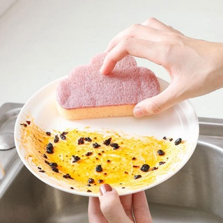 Miếng bọt xốp rửa chén hình đám mây hai mặt