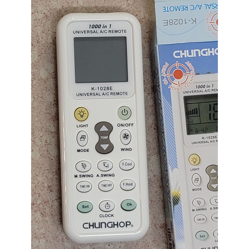 Khiển, remote máy lạnh đa năng CHUNGOP