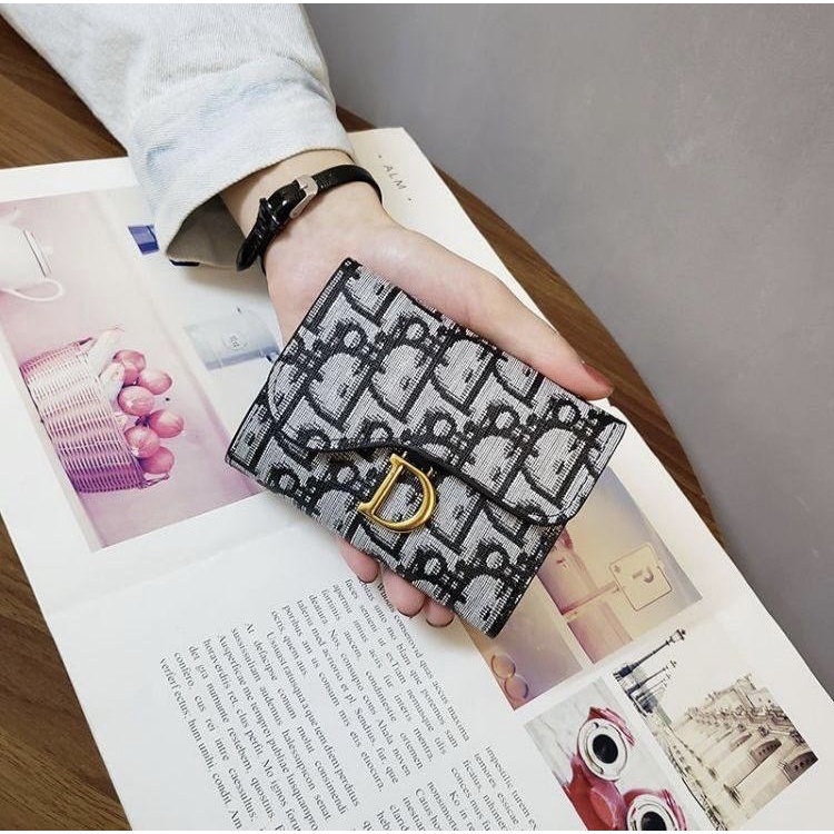 Ví nữ ngắn mini cầm tay nhiều ngăn giá rẻ nhỏ gọn bỏ túi thời trang hàn quốc cute dễ thương VN60