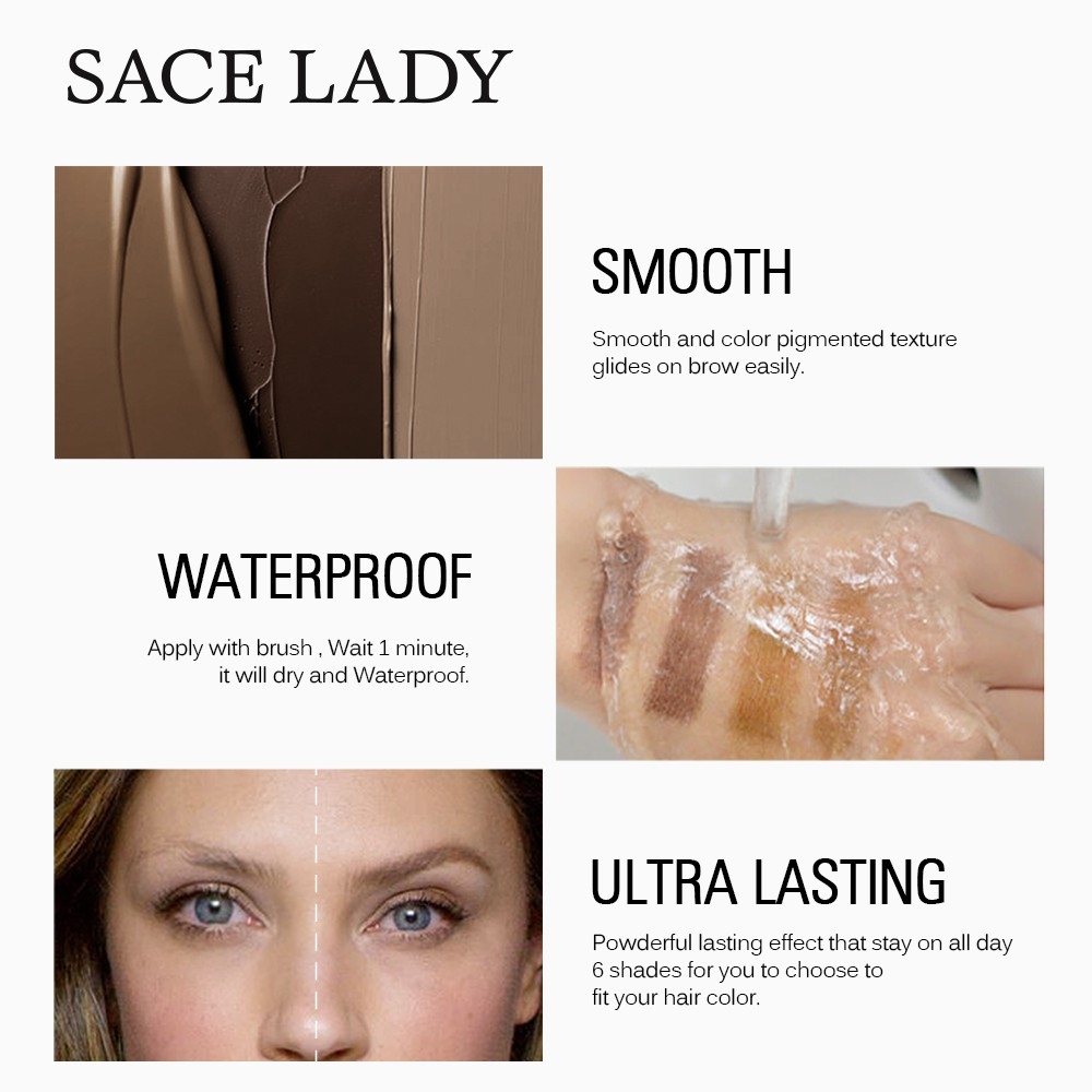 [Hàng mới về] Gel trang điểm lông mày Sace Lady sl331 chống thấm nước lâu trôi cao cấp | BigBuy360 - bigbuy360.vn